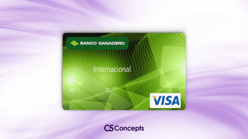 Tarjeta de Crédito Banco Ganadero Visa Internacional